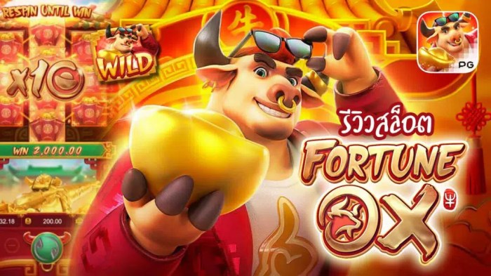 Strategi Menang Slot Gacor Fortune Ox PG Soft